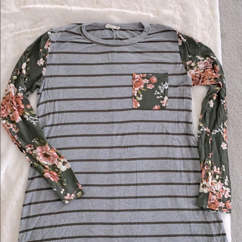 Tunic long sleeve top